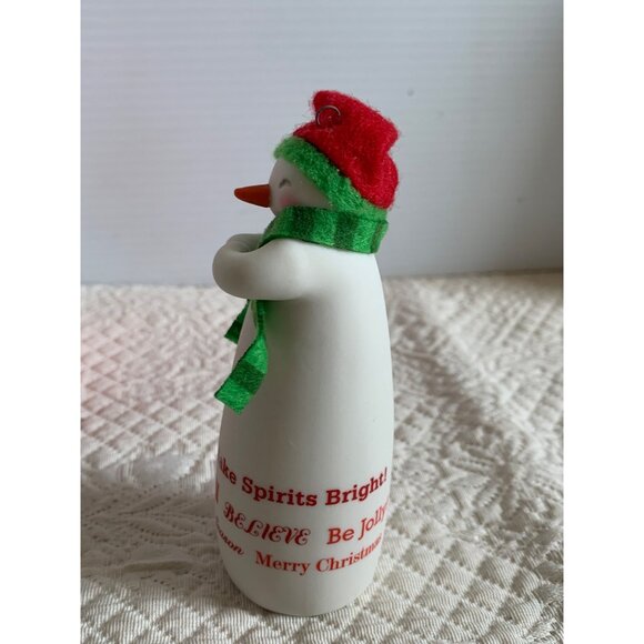 Hallmark Merry Wishes Snowman Ornament 2014 with box - Picture 5 of 14